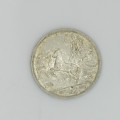 2 lire 1916 Vittorio Emanuelle III Italia argint 835